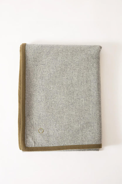 Arteno Throw in Soft Grey & Moss