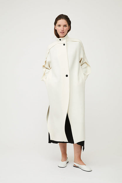 Huran Coat in Ivory