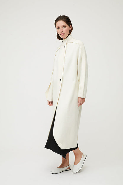 Huran Coat in Ivory