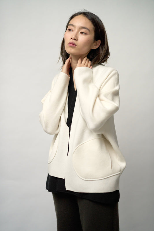 Loro Reversible Jacket in Ivory