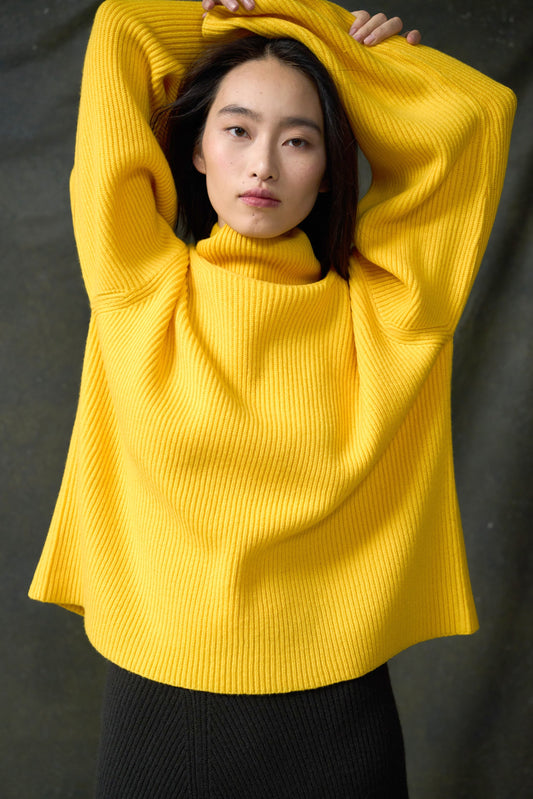 Oromo Sweater in Lemon